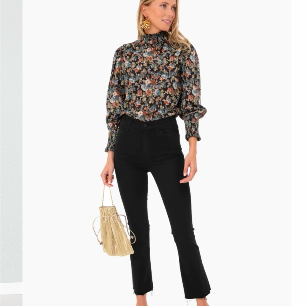 Black Mother Jeans, Size 29, The Hustler Ankle Fray